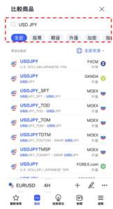 TradingView圖表比較交易品種的方法-04