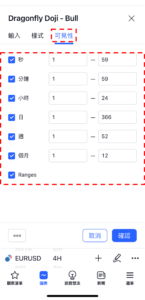K線形態「蜻蜓十字線-看漲」