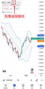指標或策略的可見性切換